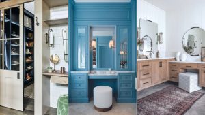 Dressings de salle de bain – 10 idées élégantes pour se lever, s'habiller et prêt à rouler