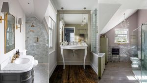 Types d’éclairage de salle de bain – les 3 couches dont chaque espace a besoin Types d'éclairage de salle de bain - les 3 couches dont chaque espace a besoin