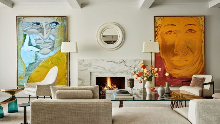 L'art moderne occupe une place centrale dans cet appartement de New York, aux côtés d'éléments d'époque