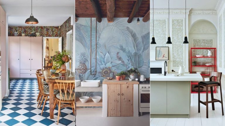 Papiers peints de cuisine – 9 façons audacieuses, lumineuses et belles de décorer