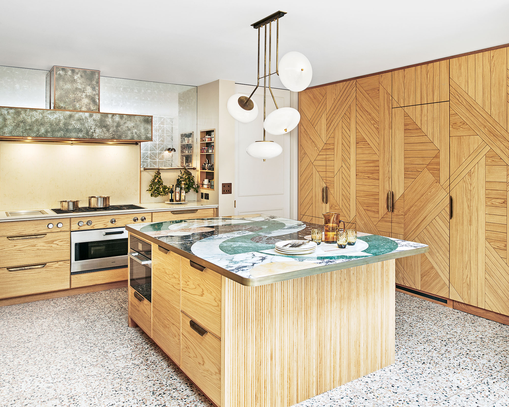 Idées de cuisine d'armoire en chêne ledbury