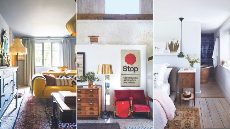 La cuisine de cette confortable ferme en pierre du 19ème siècle était autrefois une grange – vous pouvez louer toute la maison sur Airbnb La cuisine de cette confortable ferme en pierre du 19ème siècle était autrefois une grange – vous pouvez louer toute la maison sur Airbnb