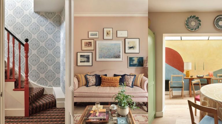 Cette maison accueillante est une classe de maître dans l'utilisation de combinaisons de couleurs audacieuses et intelligentes.