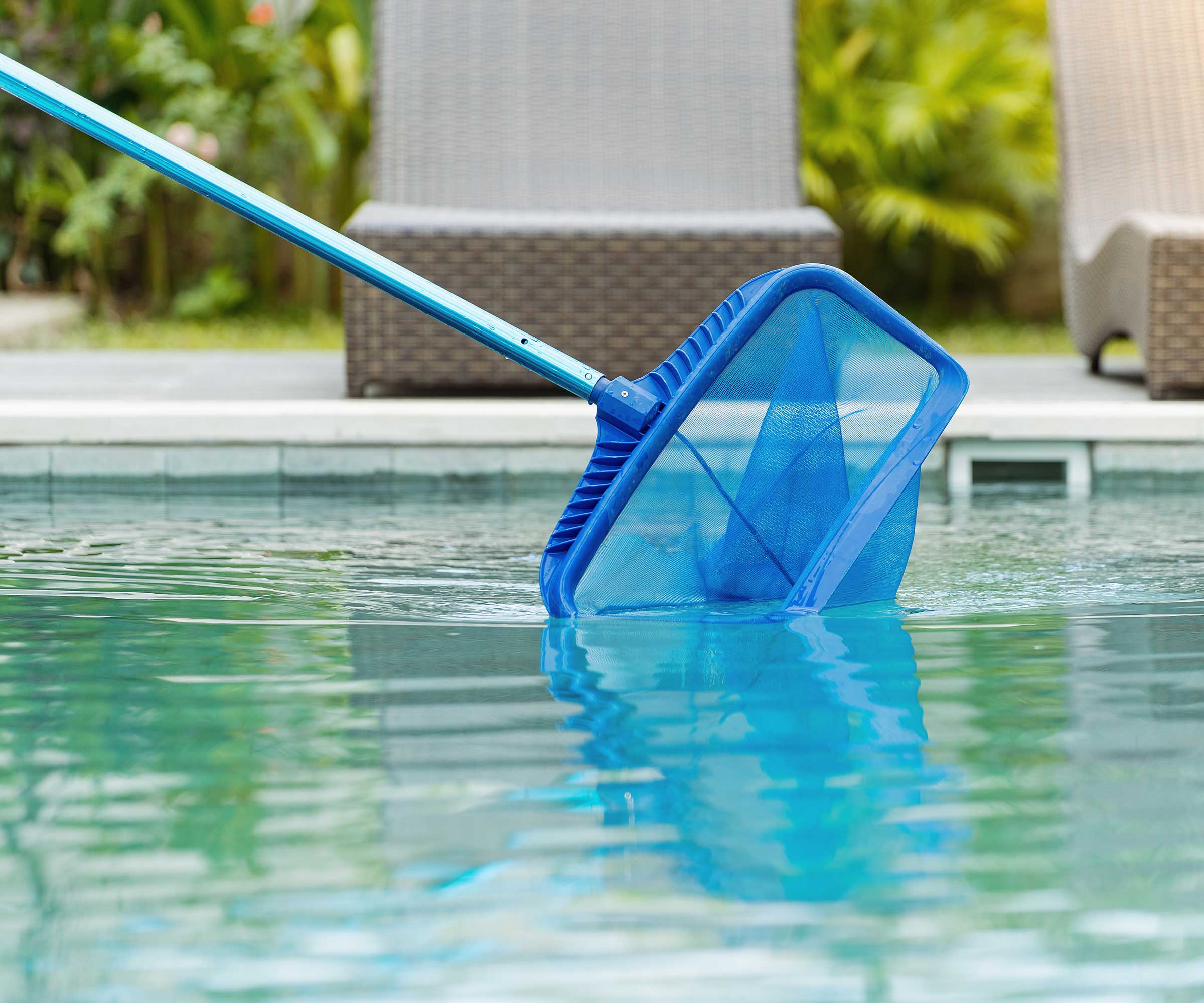 utiliser un filet de piscine
