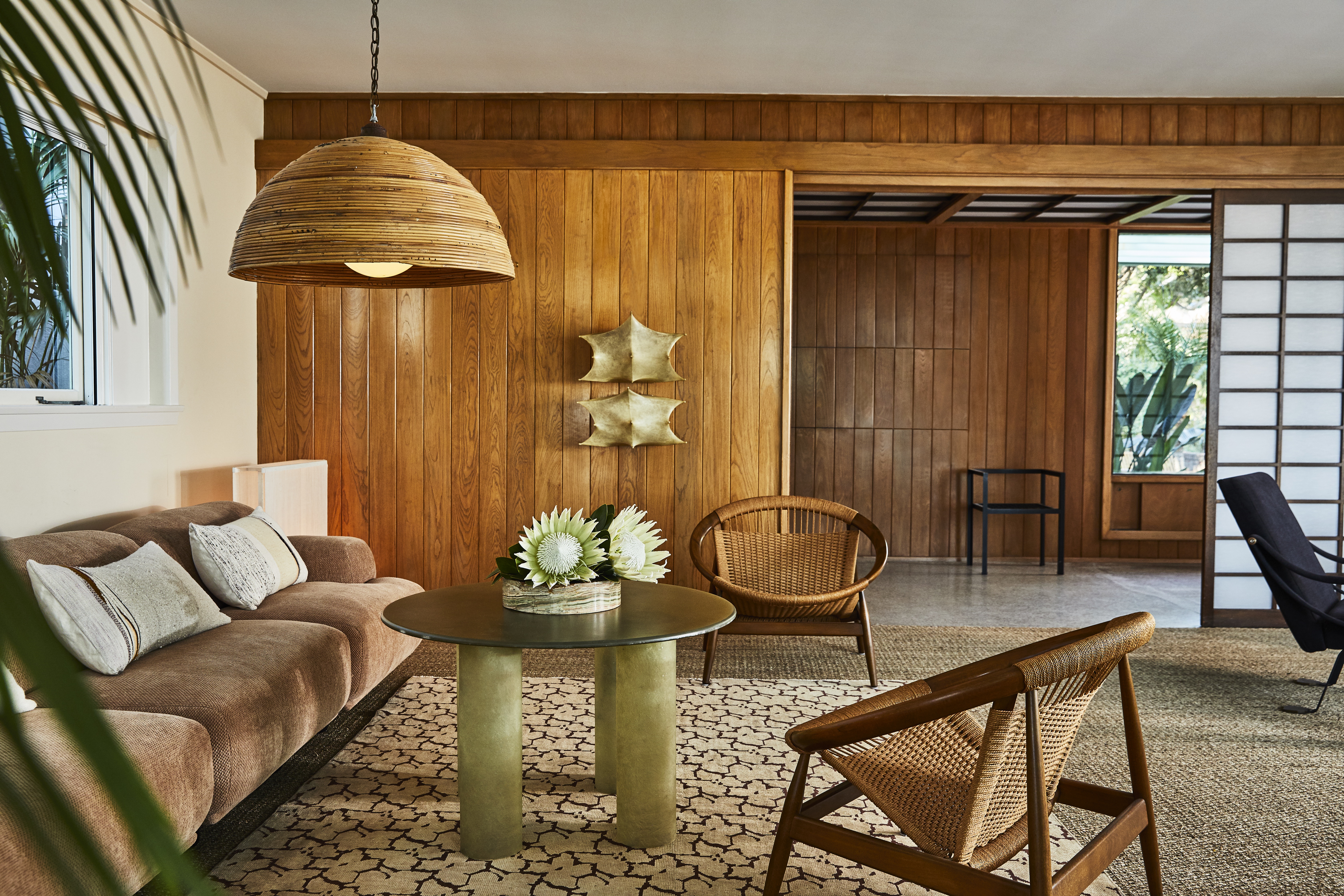Salon dans la maison de Kelly Wearstler
