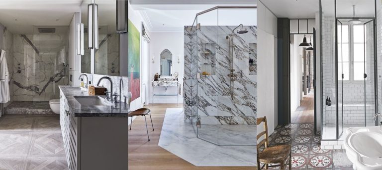 Idées de carrelage de sol de douche – 10 looks, agencements et couleurs pour un espace inspirant