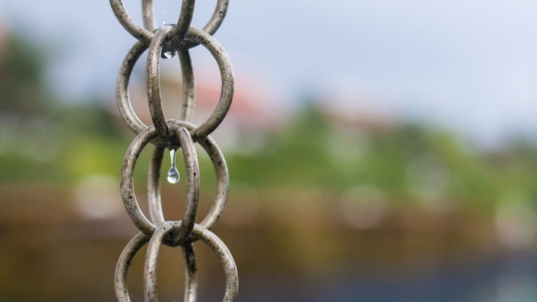 6 raisons d'installer une chaîne de pluie – ce système durable profitera à votre cour