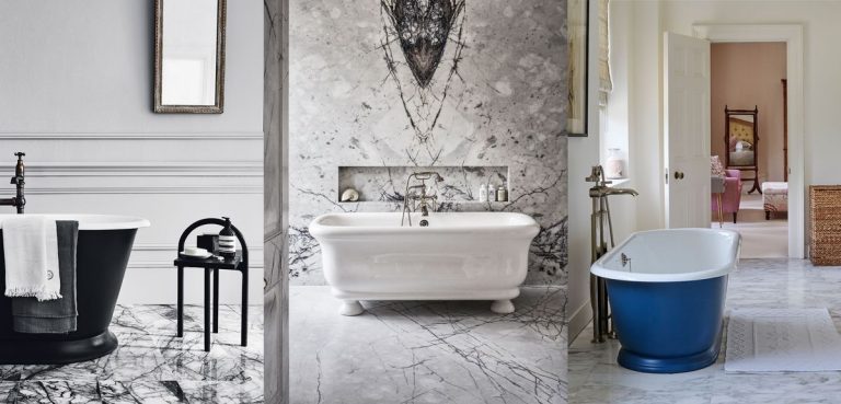 Idées de revêtements de sol en marbre pour salle de bains – 10 façons de créer un look luxueux avec du marbre Idées de revêtements de sol en marbre pour salle de bains – 10 façons de créer un look luxueux avec du marbre