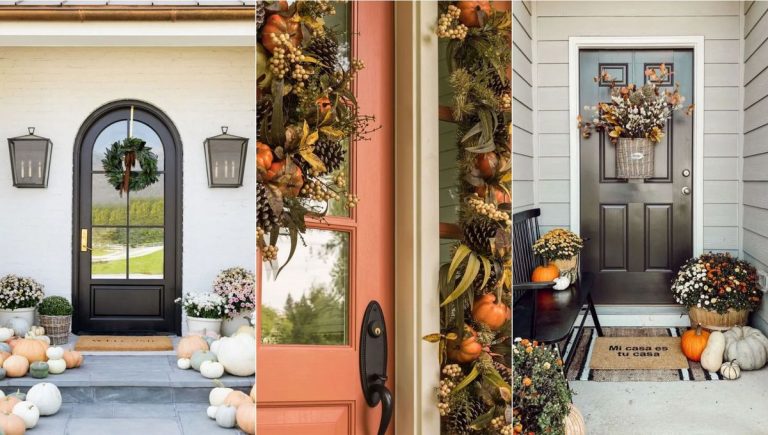 5 idées de décoration extérieure pour Thanksgiving – rehaussez l'entrée de votre maison avec un charme saisonnier chaleureux