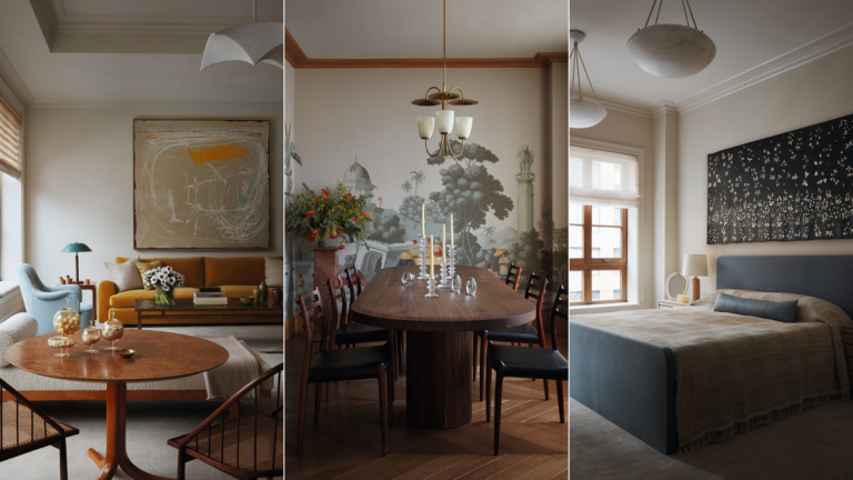 Le designer Shawn Henderson a utilisé des peintures murales, des nuances crayeuses apaisantes et des pièces vintage pour donner du caractère à cet appartement nouvellement développé.