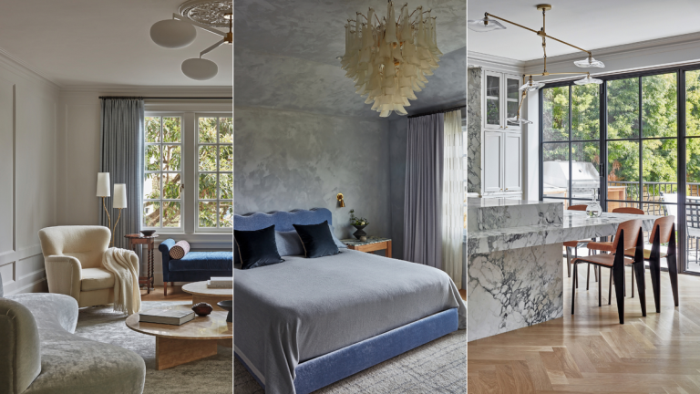 Ce designer a utilisé neuf types de marbre dans ce remodelage pour créer un intérieur luxueusement texturé Ce designer a utilisé neuf types de marbre dans ce remodelage pour créer un intérieur luxueusement texturé