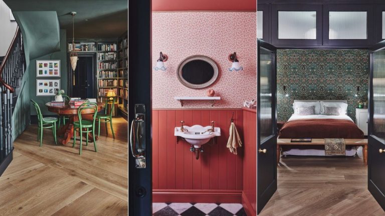 Le designer décrit cette maison anglaise comme ayant une « ambiance Oscar Wilde-y » : elle est aussi richement colorée et décorée de manière flamboyante qu'on pourrait s'y attendre.
