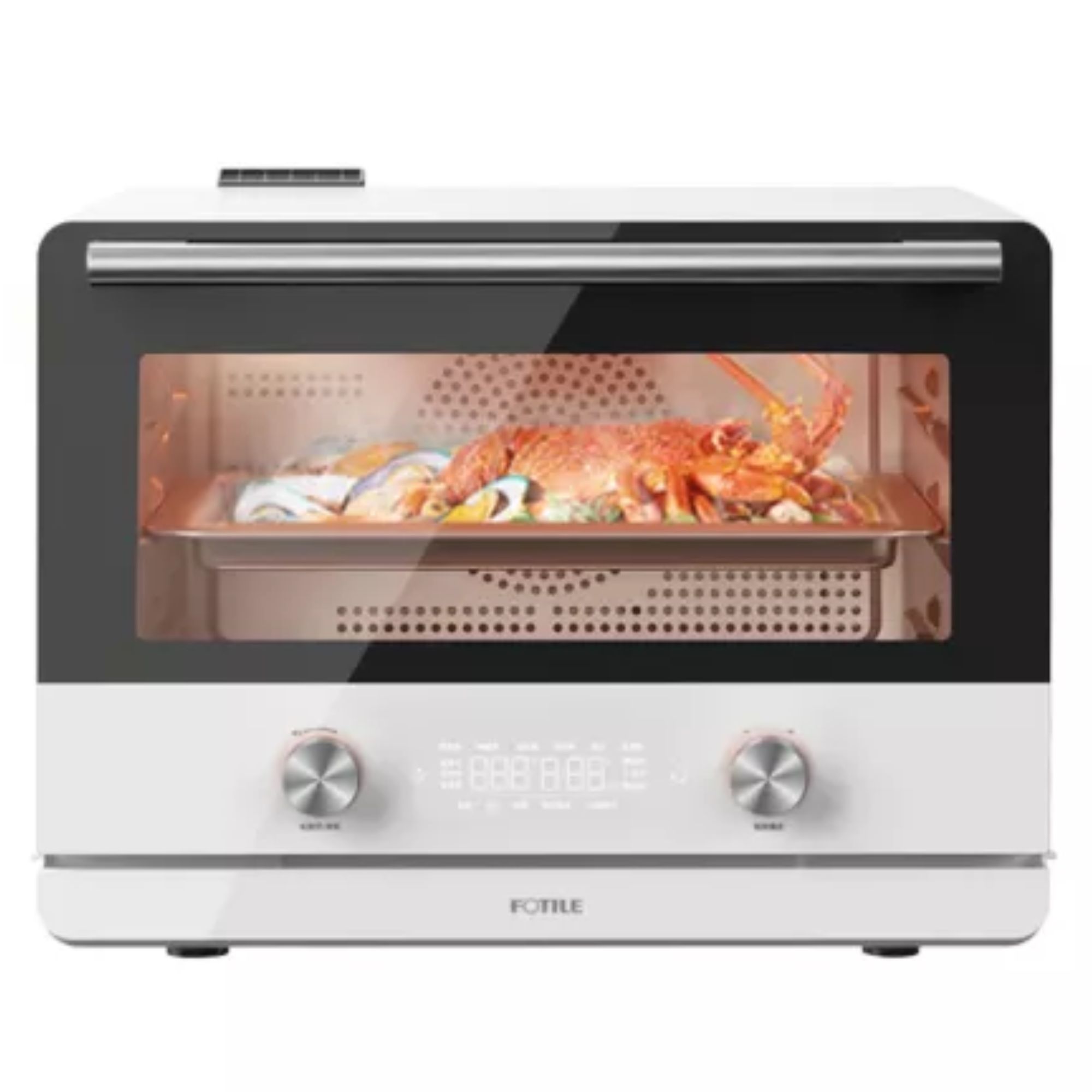 Four grille-pain Fotile Chefcubii sur fond blanc