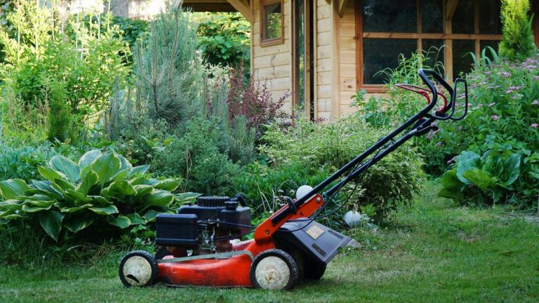 Peut-on ranger une tondeuse à gazon à l'extérieur ?