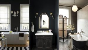 Le noir est-il une bonne couleur pour une salle de bain ?  Les experts se demandent si vous devriez décorer avec cette teinte maussade