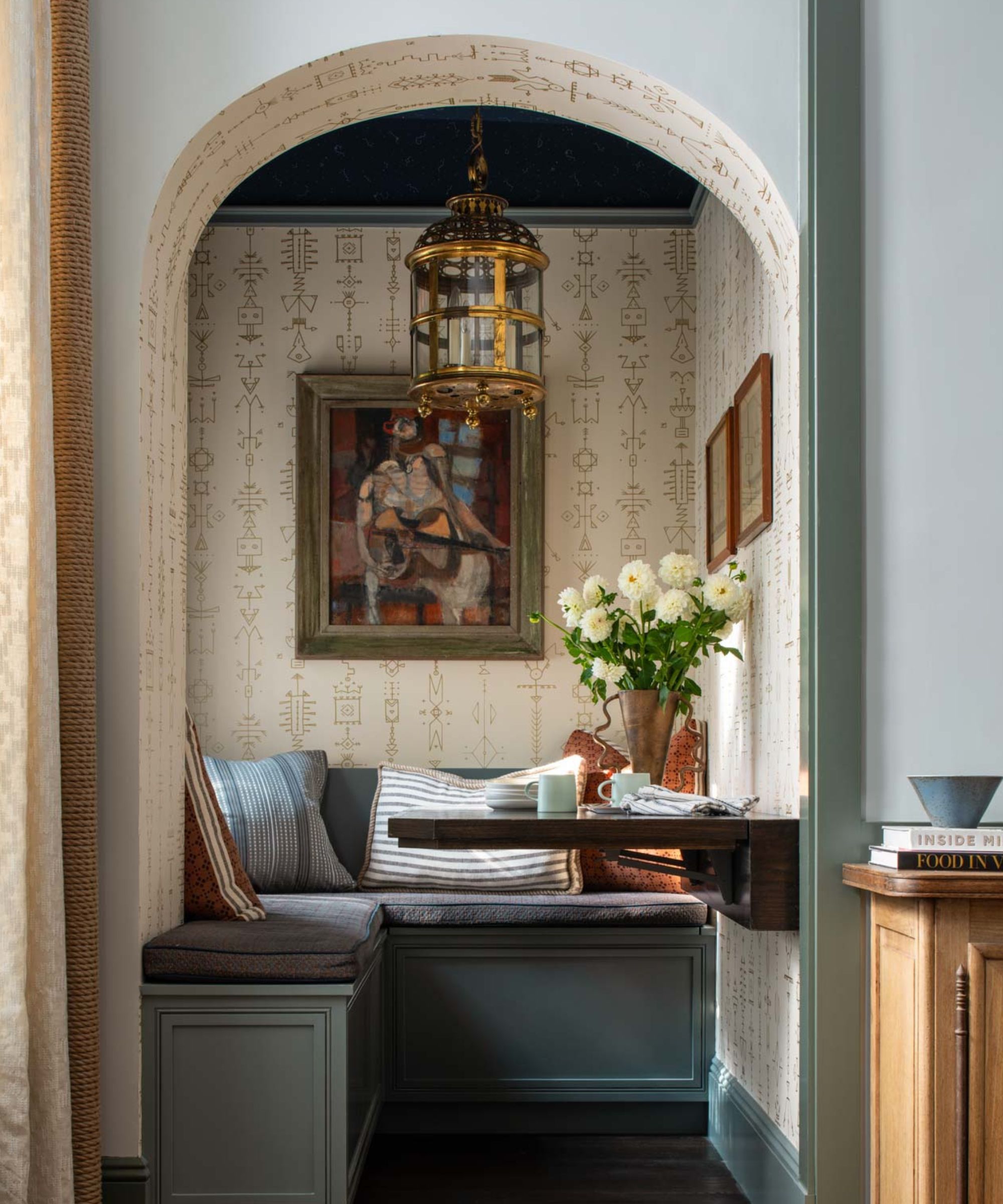 Appartement du West Village conçu par LB Copeland avec un coin repas confortable
