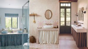 Devriez-vous remplacer les portes de votre meuble-lavabo par des rideaux ? Les architectes d'intérieur se demandent si c'est aussi pratique qu'élégant