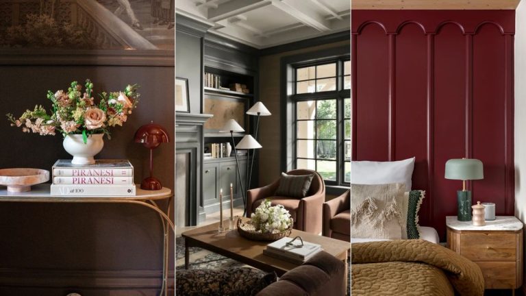Toutes ces couleurs sombres tendance sont-elles réservées à la saison douillette ? Ou y a-t-il une longévité à ces teintes maussades ? Nous avons demandé leur avis aux designers Toutes ces couleurs sombres tendance sont-elles réservées à la saison douillette ? Ou y a-t-il une longévité à ces teintes maussades ? Nous avons demandé leur avis aux designers