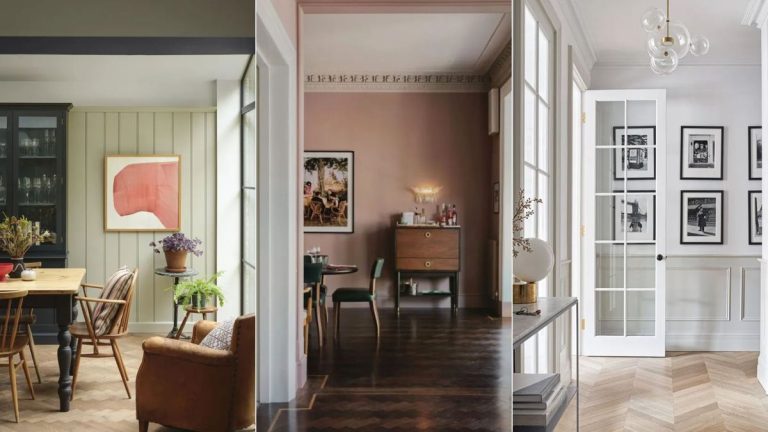 Ce sont les meilleures couleurs de peinture à associer avec un parquet en bois, selon les architectes d'intérieur
