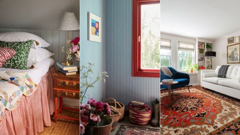 Le bleu et le rouge sont la combinaison de couleurs inattendue pour l'automne 2024 – voici comment les créateurs adoptent cette association nostalgique