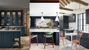 L'indigo est-il la nouvelle marine ? Les designers disent que c'est la nuance de bleu que vous devriez peindre votre cuisine en 2025