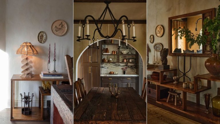 C’est ainsi que le designer Drew Michael Scott a transformé sa salle à manger de « très fade » en un bel espace au caractère vintage. C'est ainsi que le designer Drew Michael Scott a transformé sa salle à manger de « très fade » en un bel espace au caractère vintage.