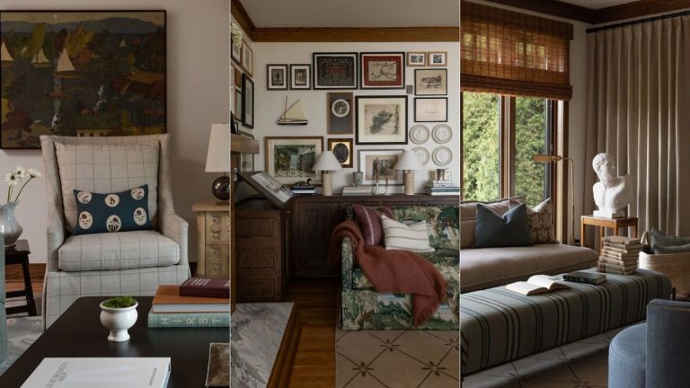 Le concepteur de cette maison Arts & Crafts s’est inspiré des films de Nora Ephron pour créer cette esthétique « incroyablement vivable et confortable ». Le concepteur de cette maison Arts & Crafts s'est inspiré des films de Nora Ephron pour créer cette esthétique « incroyablement vivable et confortable ».