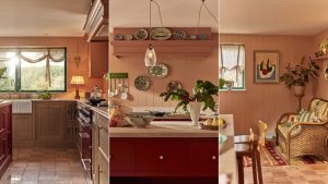 Une palette de couleurs inattendue donne à cette cuisine d'inspiration européenne une transformation pleine de caractère – jetez un œil à l'intérieur