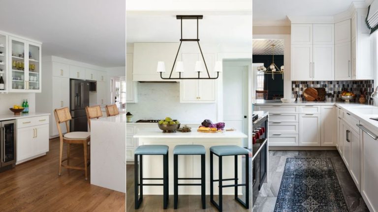 Comment rendre une cuisine blanche plus confortable et plus chaleureuse, selon les architectes d’intérieur Comment rendre une cuisine blanche plus confortable et plus chaleureuse, selon les architectes d'intérieur