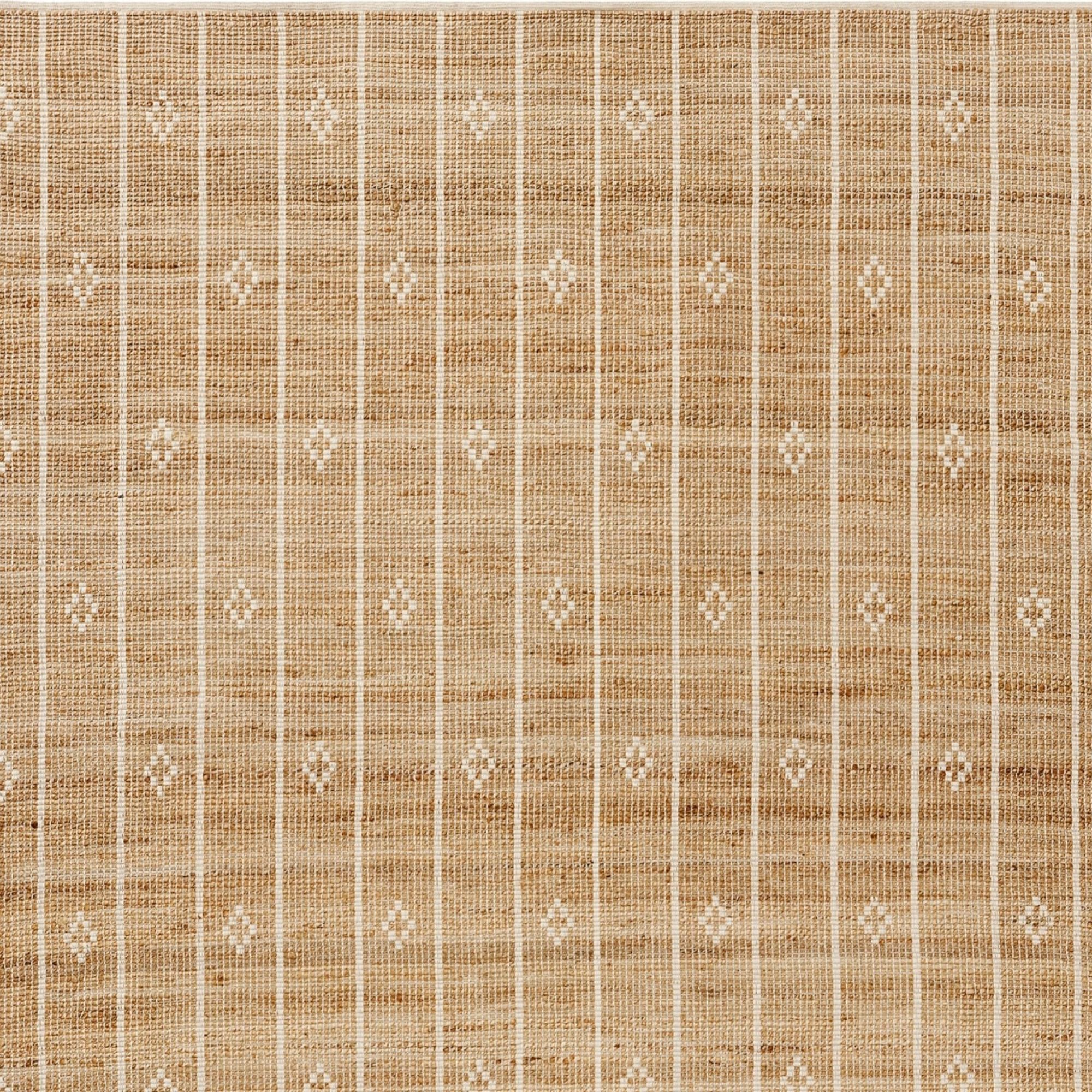 Tapis en jute tissé à la main Nayomi