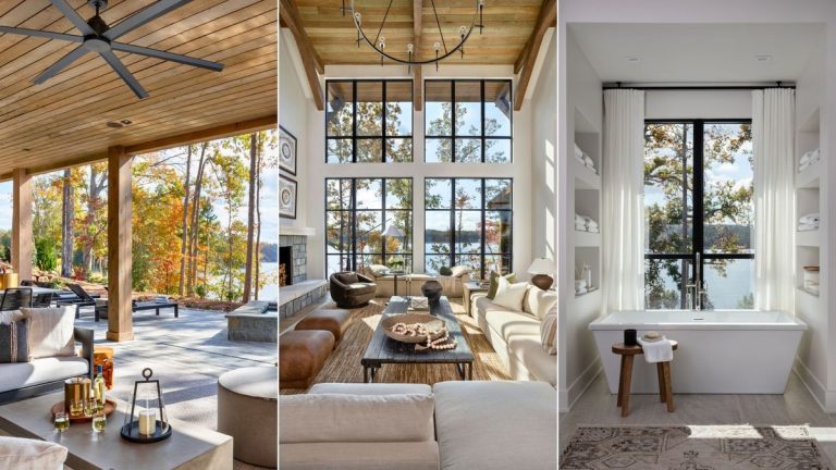 La vie en chalet dans toute sa splendeur : visitez une maison de luxe au bord d’un lac où la vie intérieure et extérieure se mélangent La vie en chalet dans toute sa splendeur : visitez une maison de luxe au bord d'un lac où la vie intérieure et extérieure se mélangent