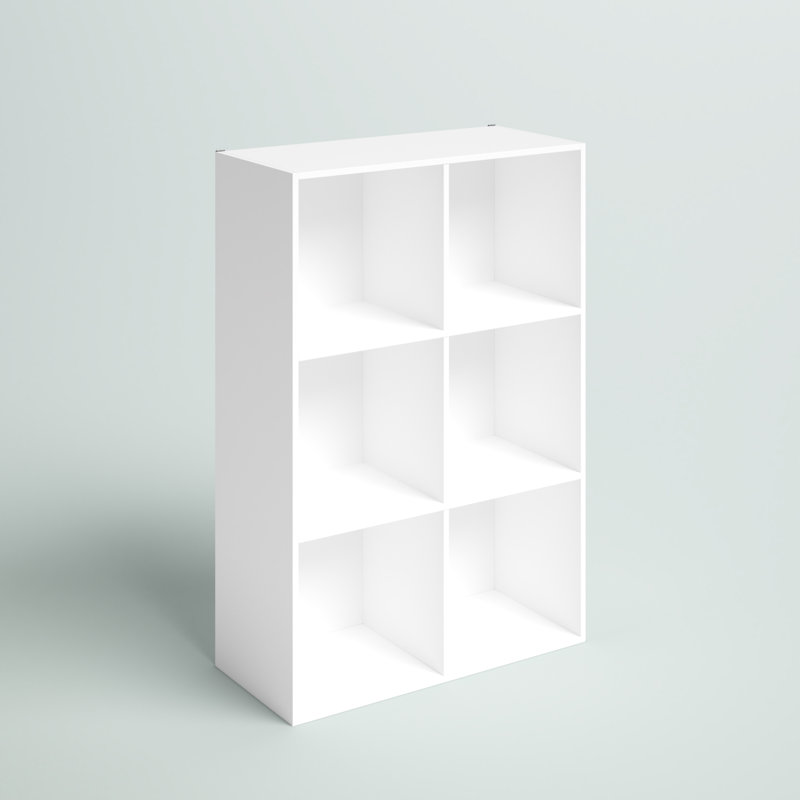 Zipcode Design ™ Babineaux bibliothèque bibliothèque avec 6 compartiments armoire de rangement de salon en bois et critiques | Wayfair