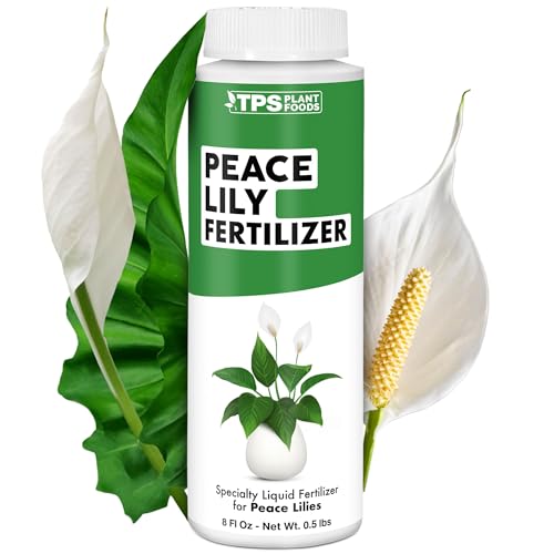 Engrais de lys de paix, nourriture complète de la plante de lys de la paix liquide, 8 oz (250 ml)