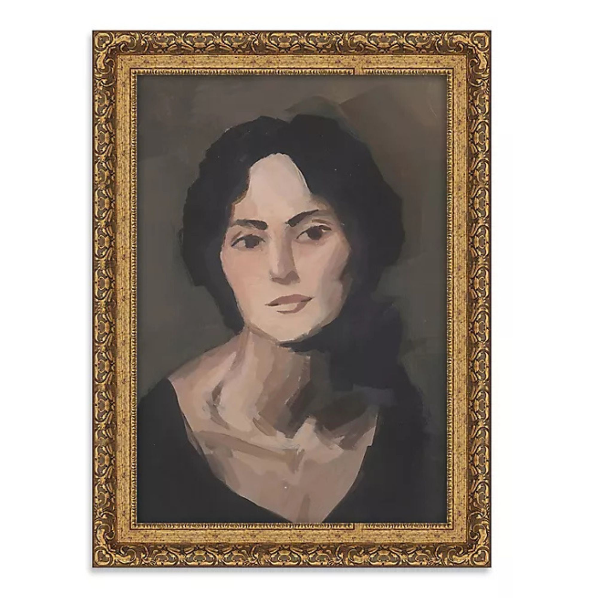 Art mural portrait vintage