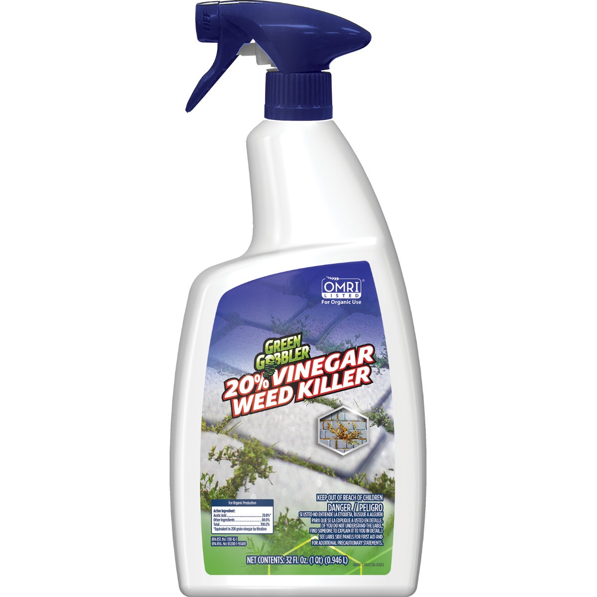 20% de vinaigre-herbe et tueur d'herbe - 32 oz