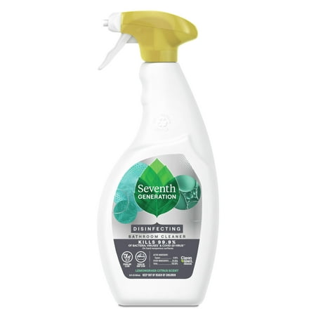 Nettoyage de la septième génération en désinfectant les agrumes de citronnelle de la salle de bain, 26 oz