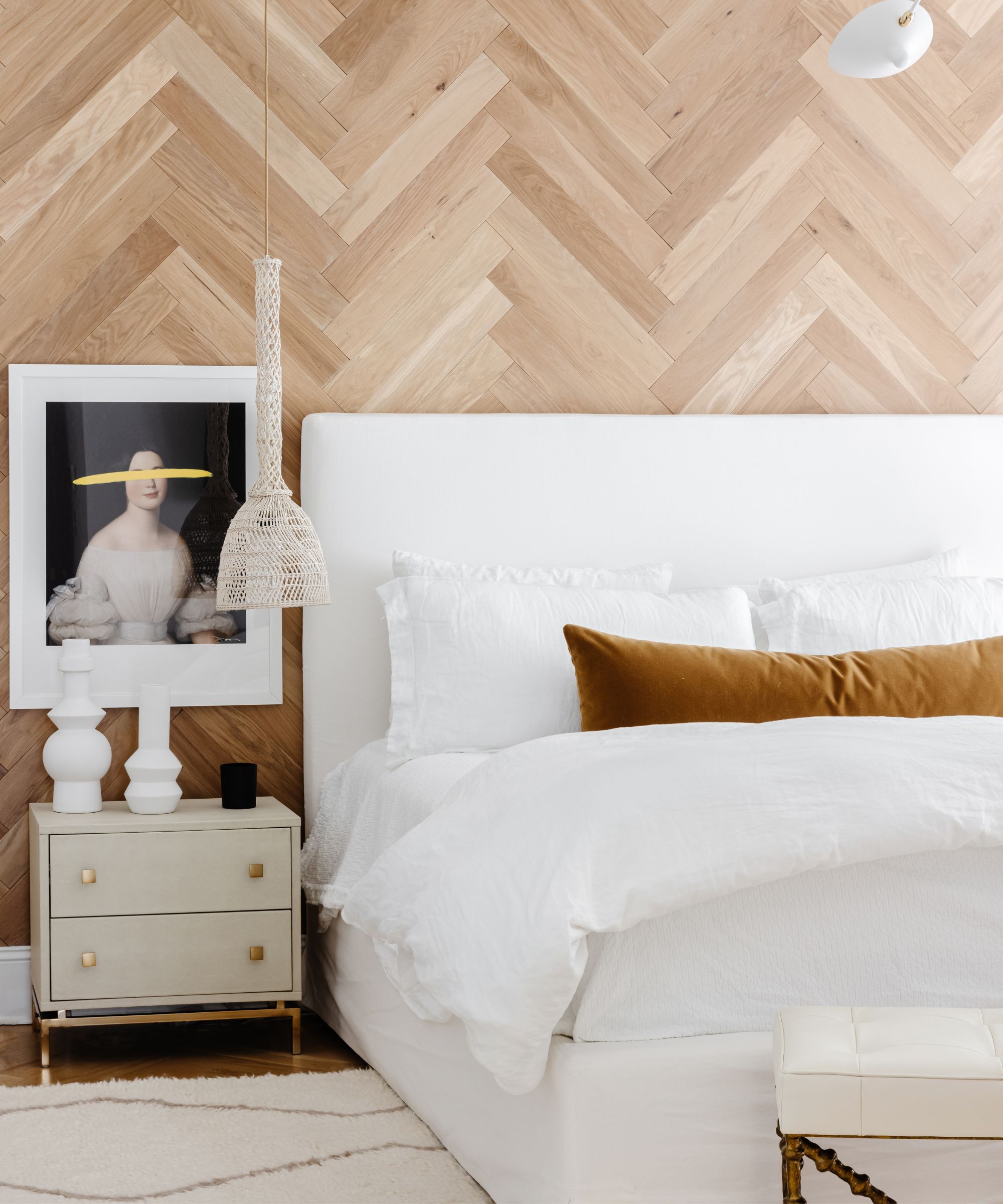 chambre apaisante avec palette de couleurs neutres