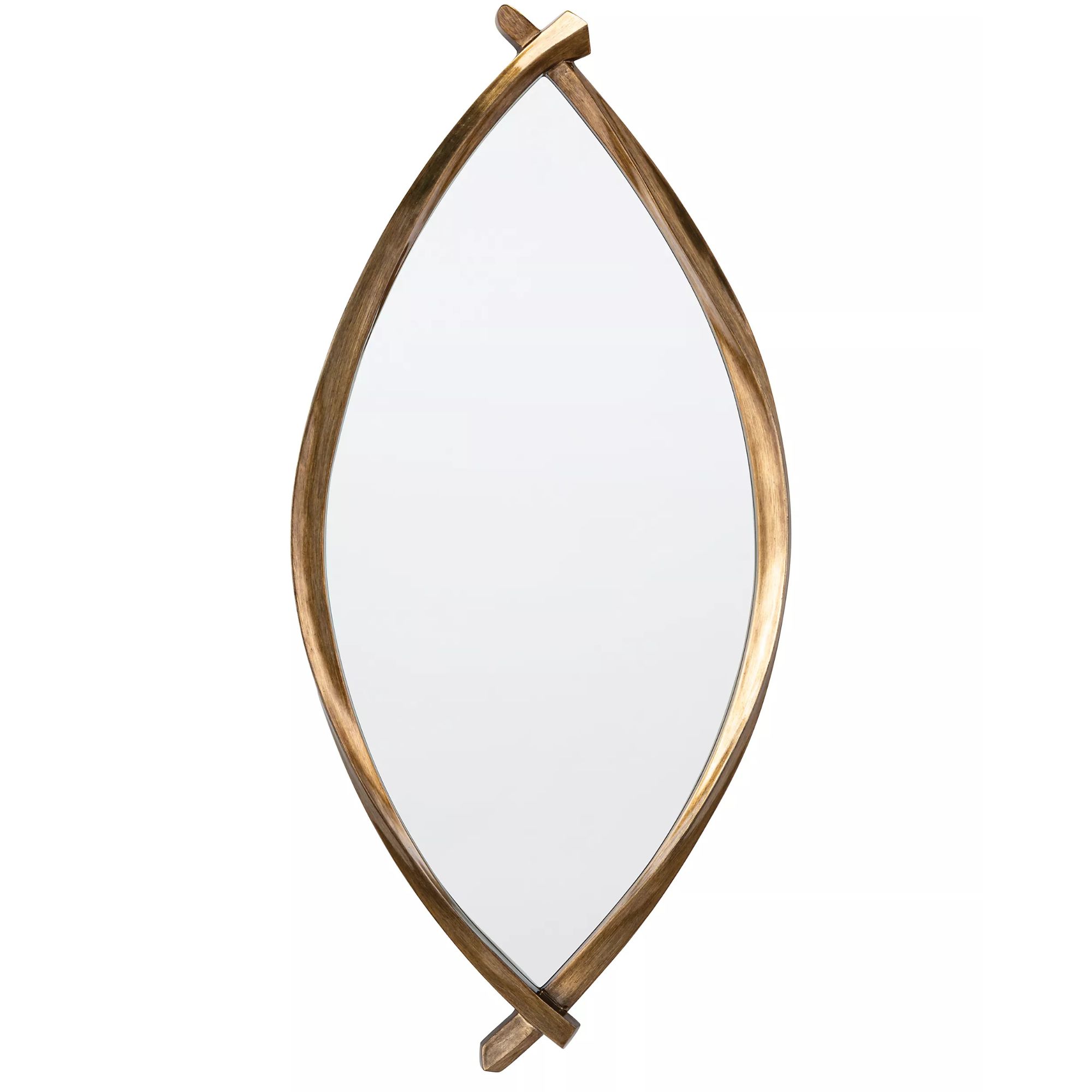 Regina Andrew Arbre Miroir à feuilles d'or antique