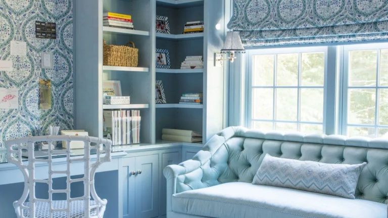 J'ai peint mon bureau à domicile orienté vers l'ouest un bleu pastel de mauvaise humeur, mais j'ai peut-être fait une erreur - voici pourquoi je veux le repeindre déjà