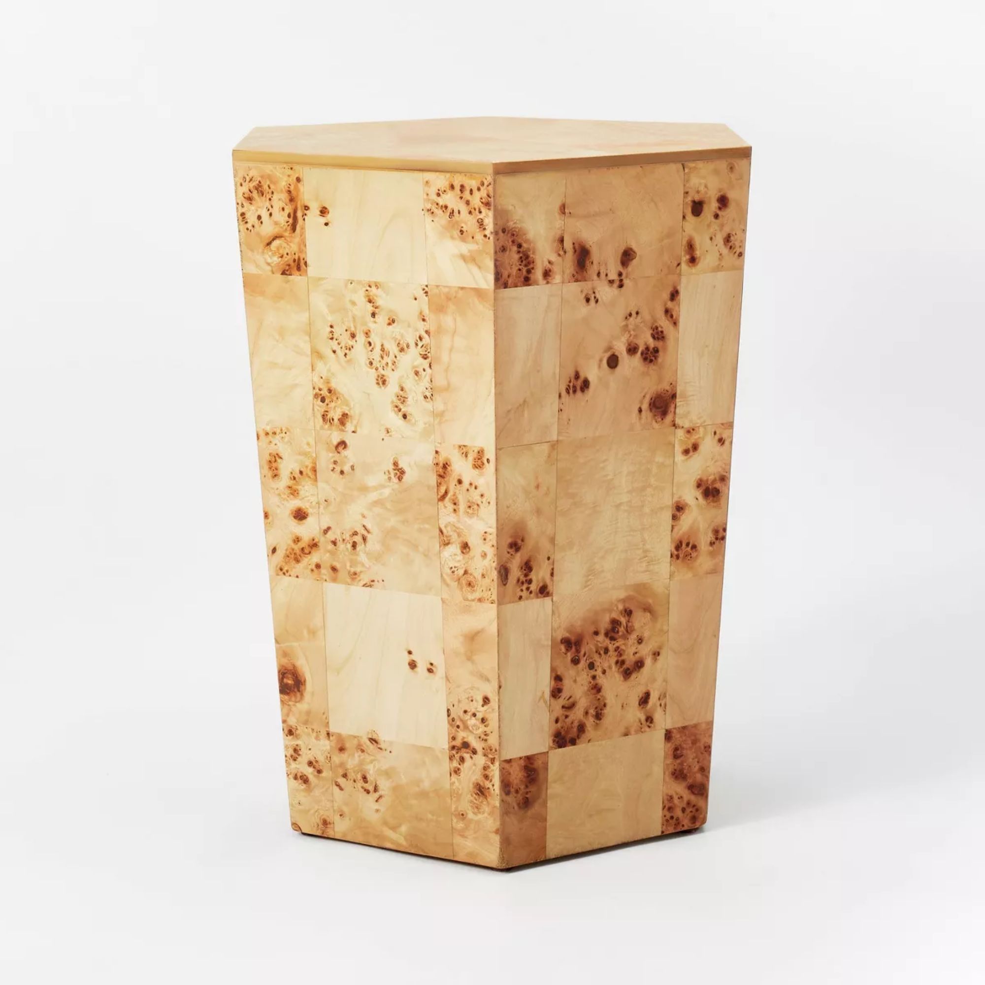 Table d'accent en bois Ogden Burled