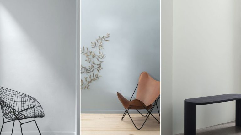 Ces 4 couleurs sont des peintures bleues-gris les plus permanentes de Benjamin Moore - et elles sont parfaites pour les intérieurs étouffants et apaisants