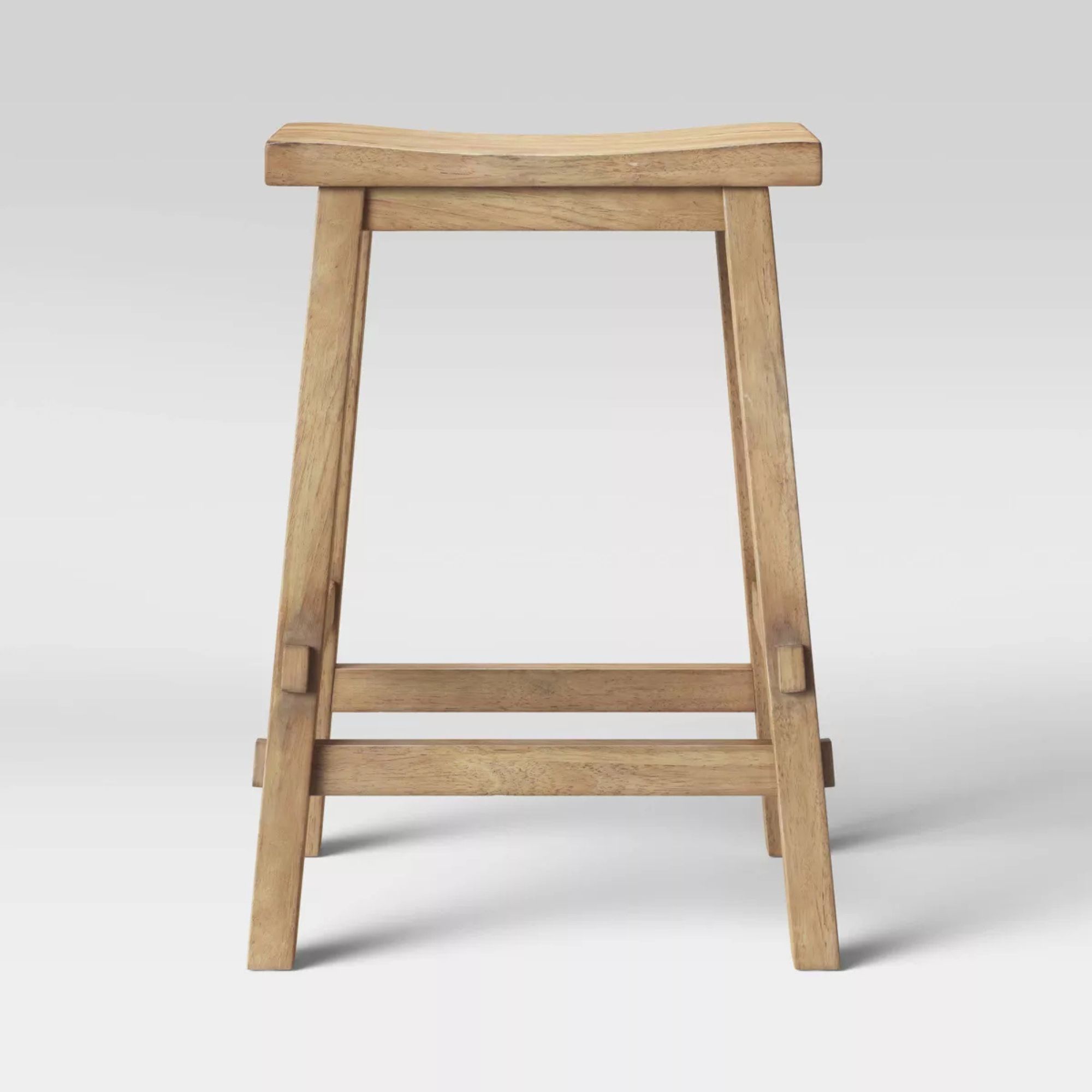 Halifax Farmhouse Wood Counter High Barstool