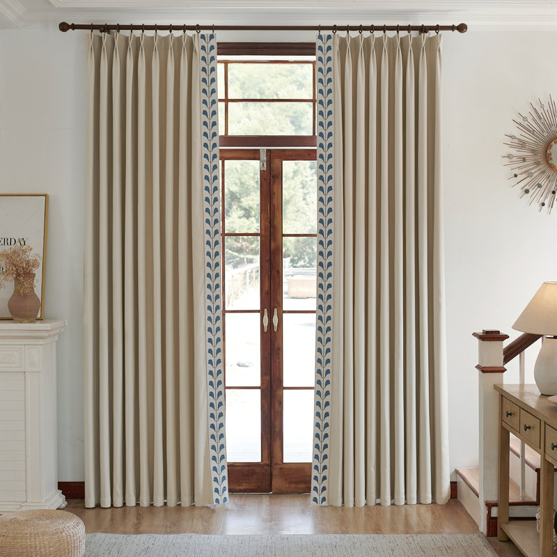 Home visionnaire Nora Cotton Blend Room Room Darkening Curtain Pair & Reviews | Wayfair