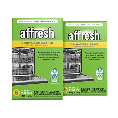 Affresh Wash-Washer Cleaner, une approvisionnement en 12 mois, aide à éliminer les résidus de calculs et d'odeur
