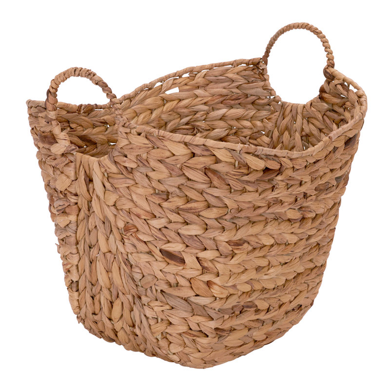 Panier d'essentiels des éléments essentiels avec des poignées et des critiques | Wayfair
