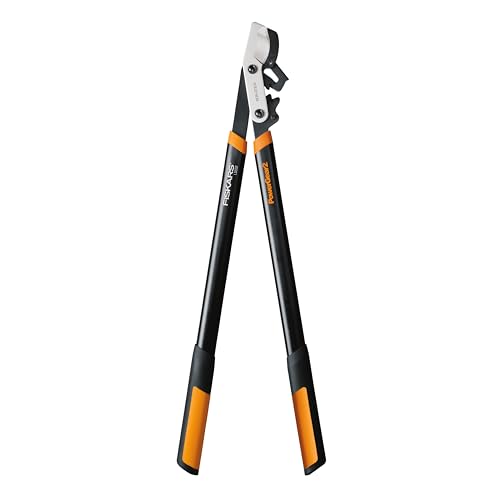 Amazon.com: Fiskars Loppers de 32 pouces pour garniture d'arbres, lourde lame en acier tranchant à faible friction, coupeur de branche jusqu'à 2 pouces de diamètre de diamètre, technologie PowerGear2 qui multiplie la puissance pour moins d'efforts: patio, pelouse et jardin