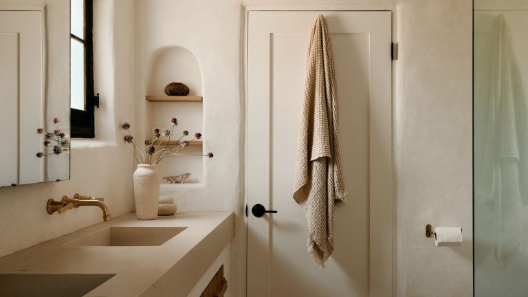 A modern organic bathroom tour