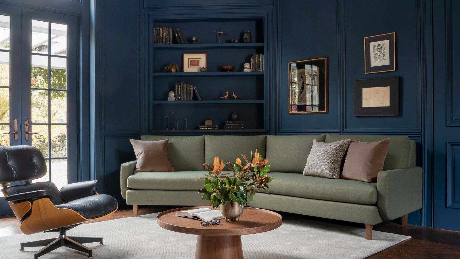 Le gris du gentleman de Benjamin Moore est-il la peinture bleu foncé ...