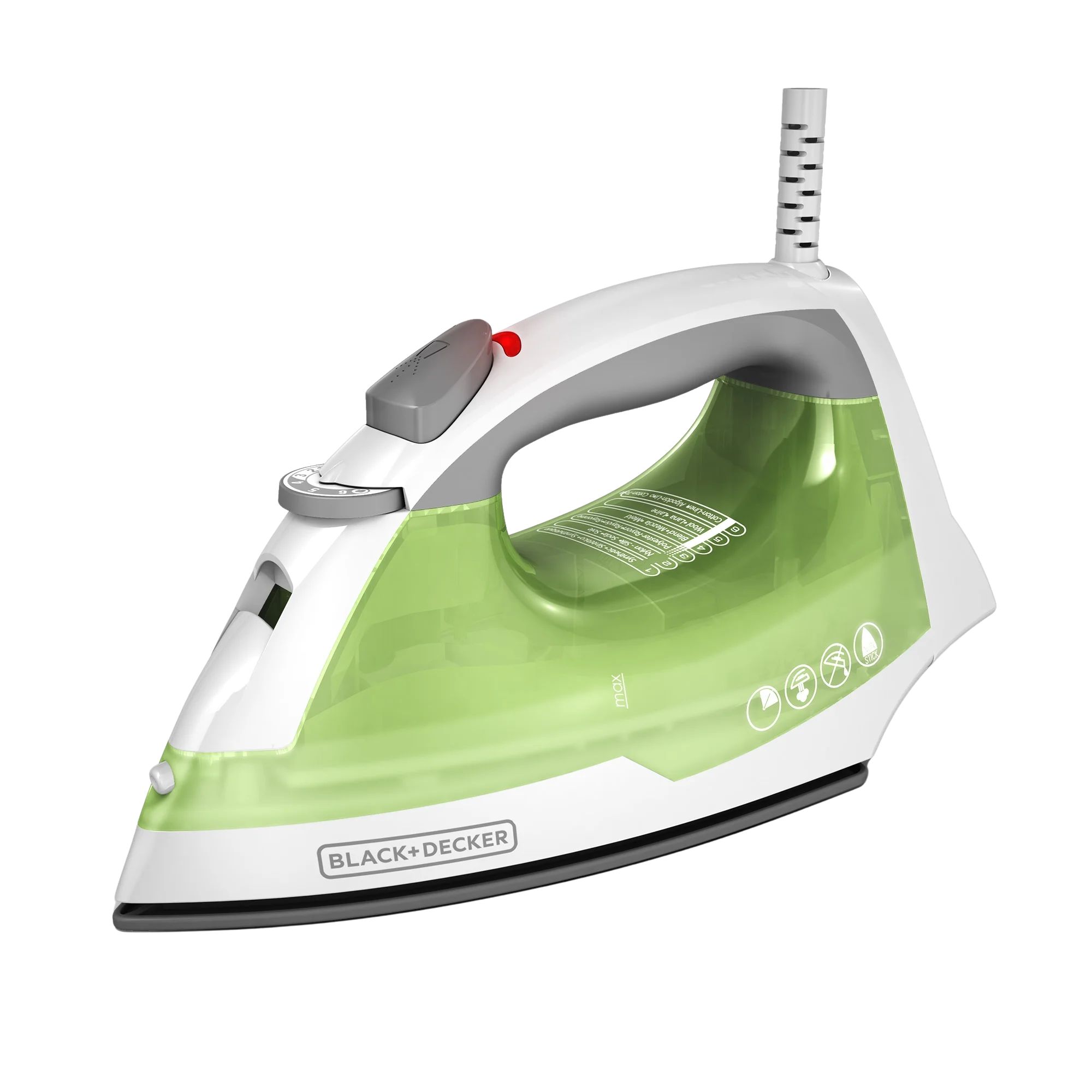 Un fer à cordes vert et blanc