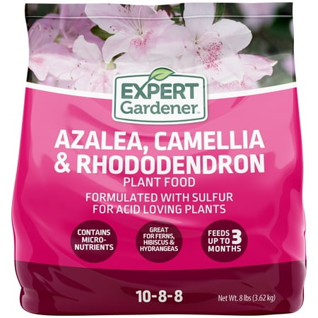Jardinier expert Azalea, Camellia & Rhododendron Plant Food Fertilizer 10-8-8, 8 lb.
